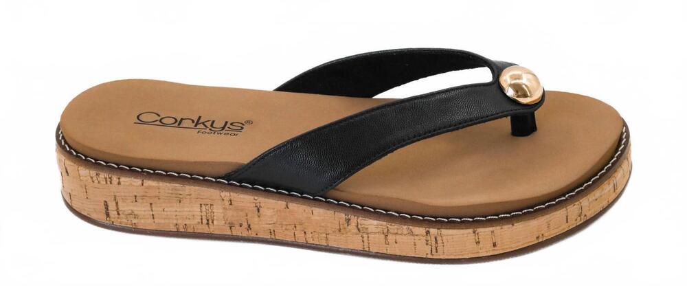 NEW CORKYS FOOTWEAR women's off the deep end sandal in black